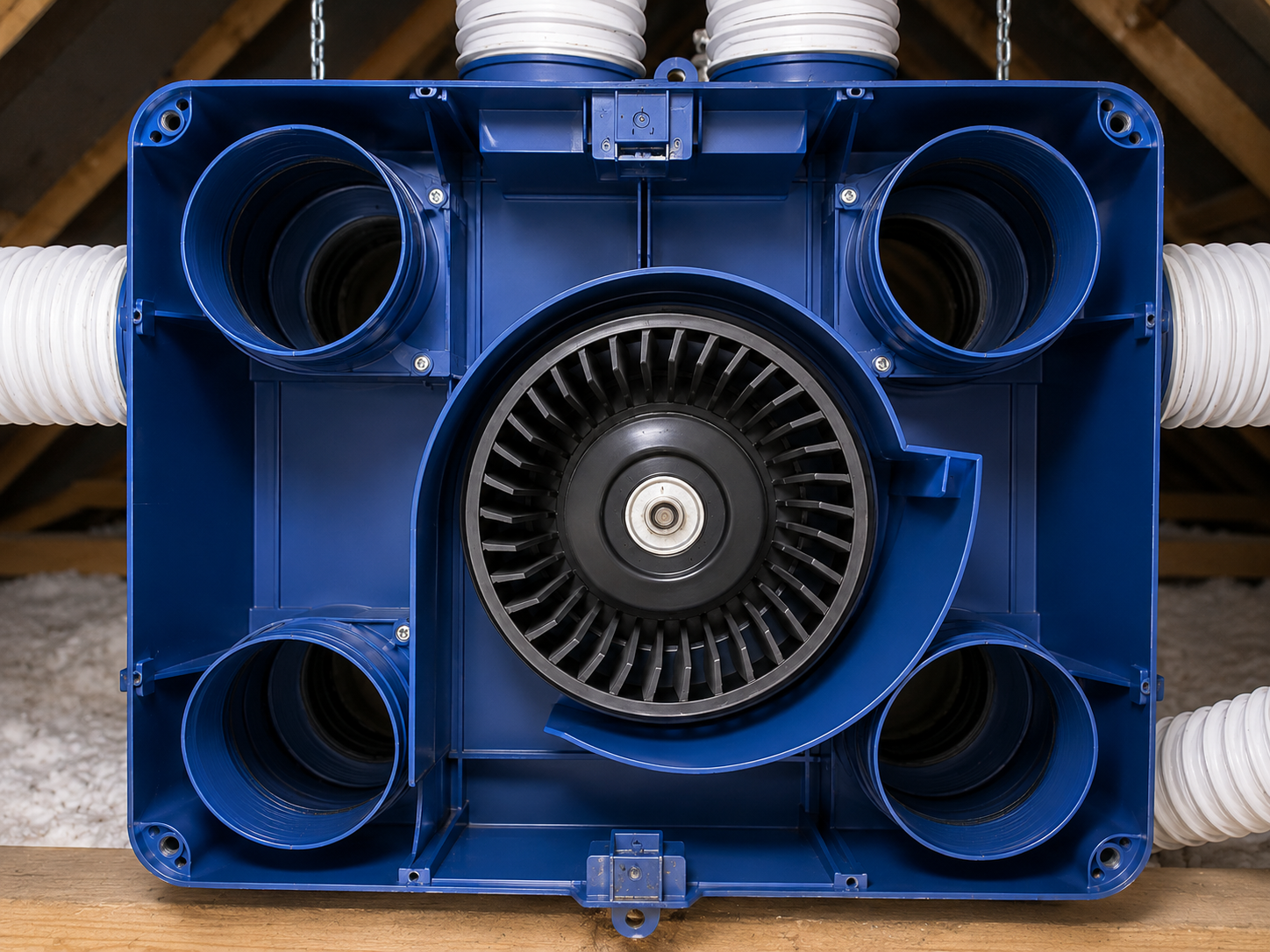 Caisson moteur de VMC propre après intervention Doct'Air
